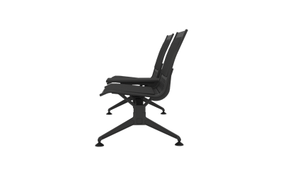 Steel Soft İkili Kolsuz Orta Sehpalı Bekleme Koltuğu