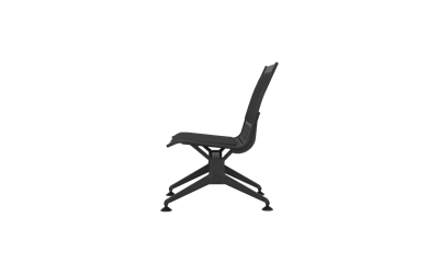 Steel Soft Tekli Kolsuz Bekleme Koltuğu