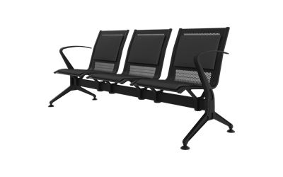 Steel Soft Üçlü Kollu Bekleme Koltuğu