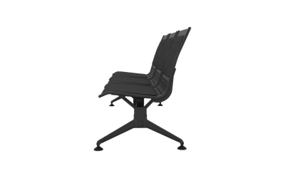 Steel Soft Üçlü Kolsuz Bekleme Koltuğu