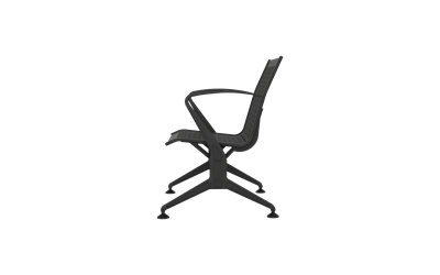 Steel Tekli Kollu Bekleme Koltuğu