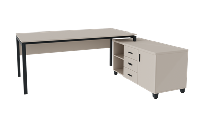 Terra Sağ Konsollu Masa 160X90 cm