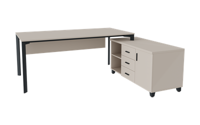 Tetra Sağ Konsollu Masa 160X90 cm