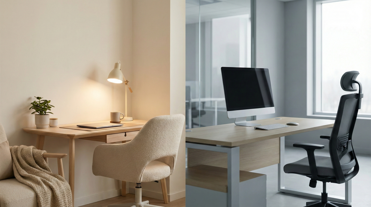 Ofiste yoğun toplantı günü ve camlı toplantı odası