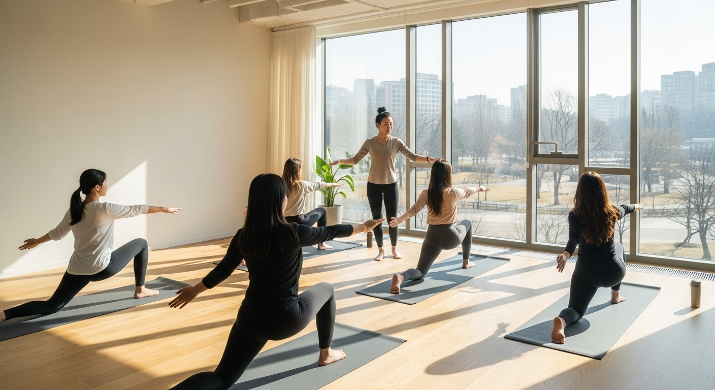 Wellness programı - ofiste yoga dersi