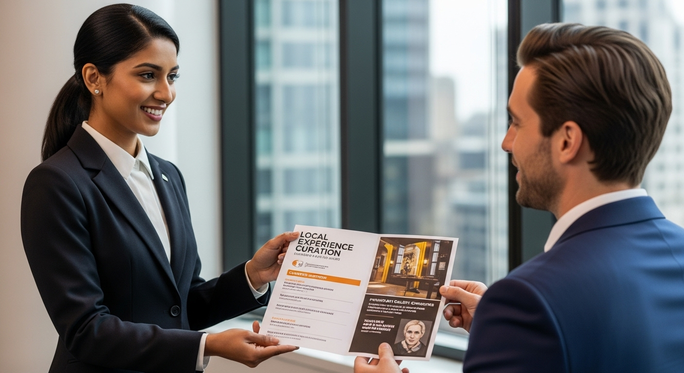 Hospitality-driven ofis - konsiyerj karşılama