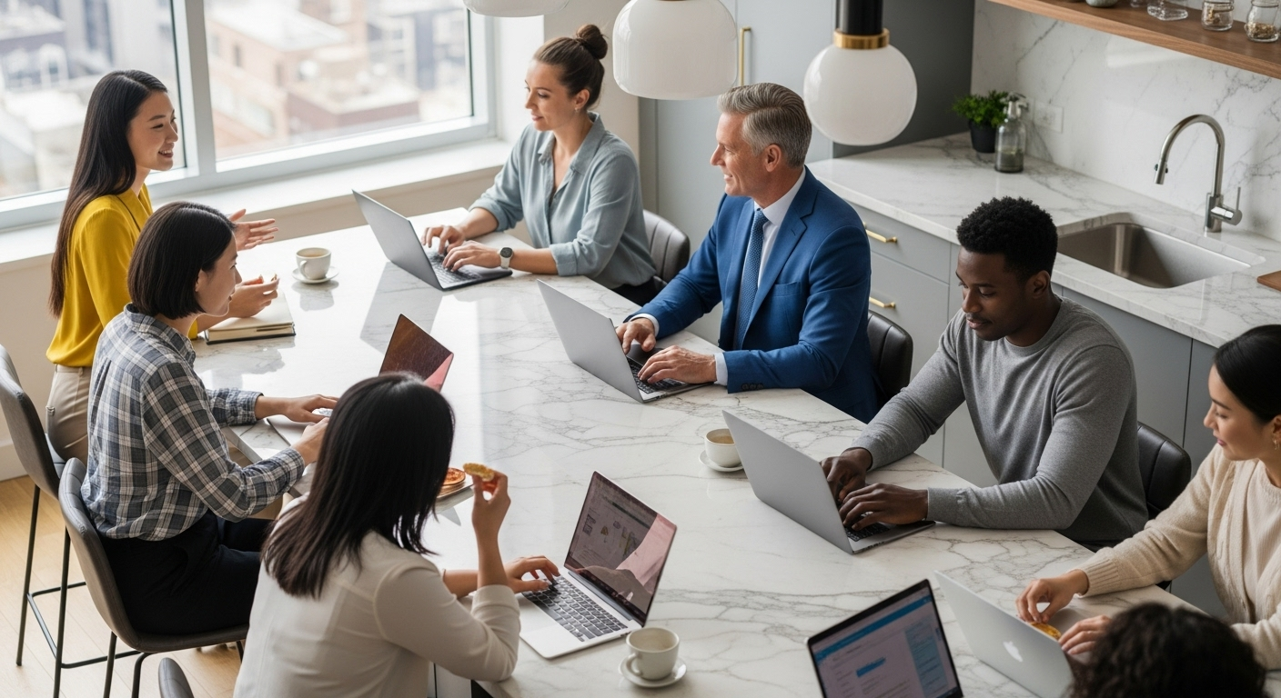 Ofis Mutfağında Spontan Etkileşim