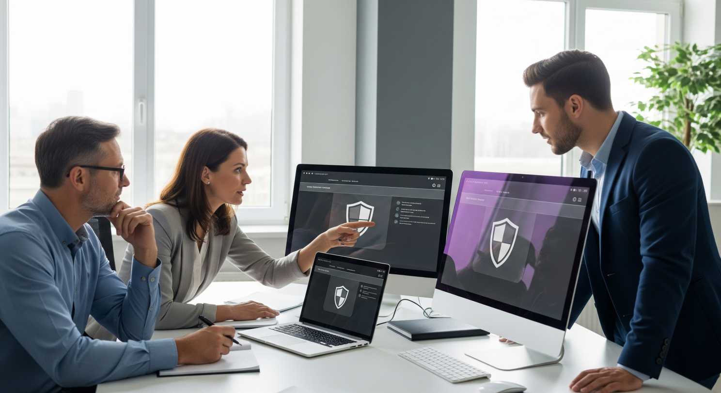 Ofis ortamında çalışan beyaz yakalılar