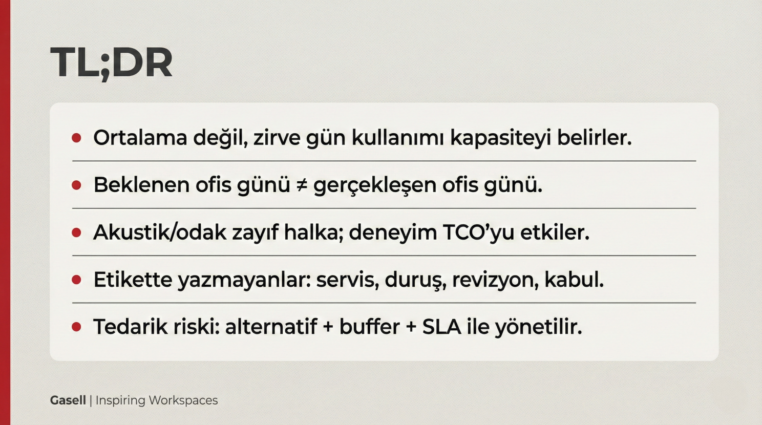 2026 ofis yatırımı ve TCO analizi grafiği