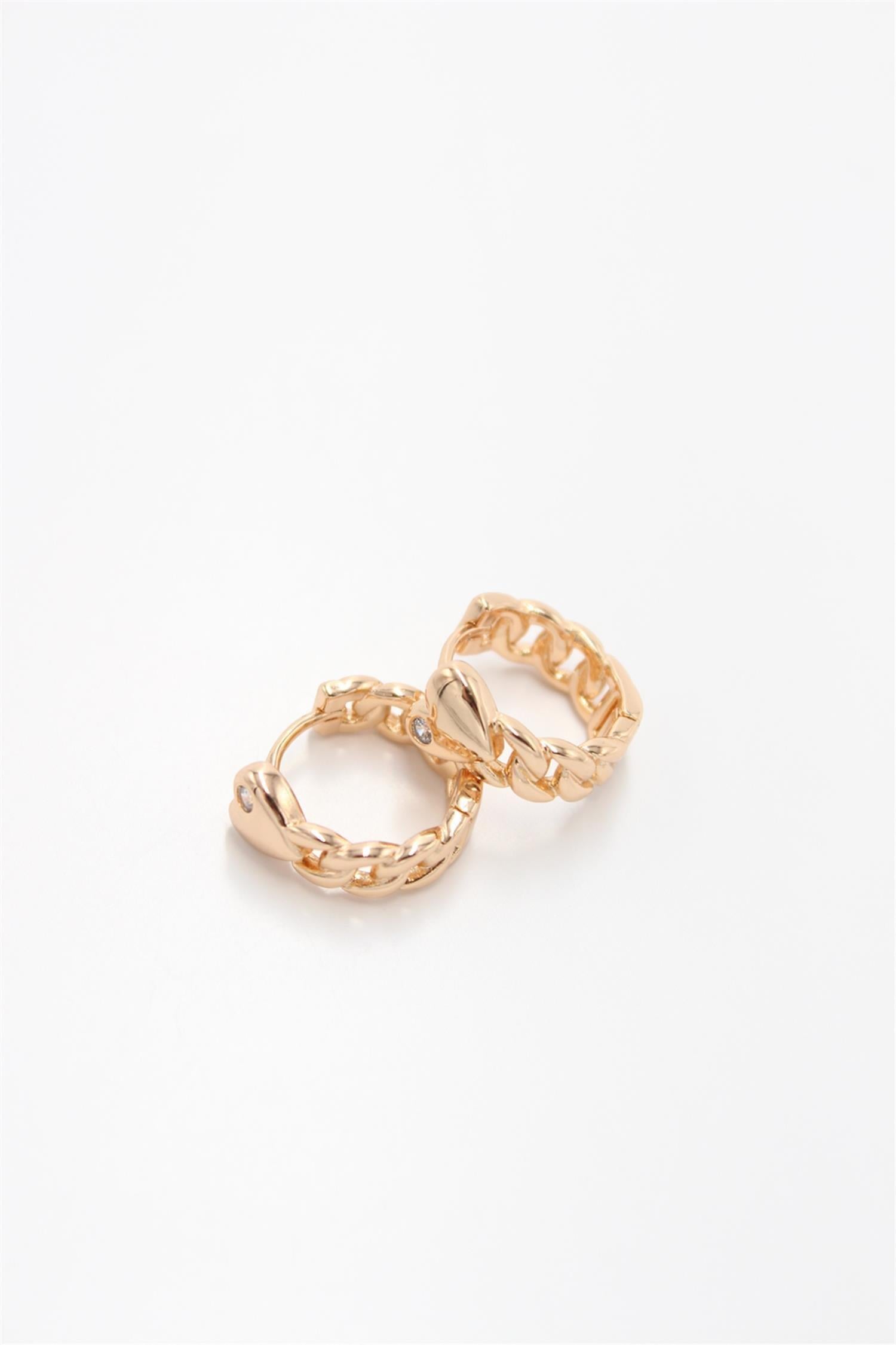 Gold Küpe