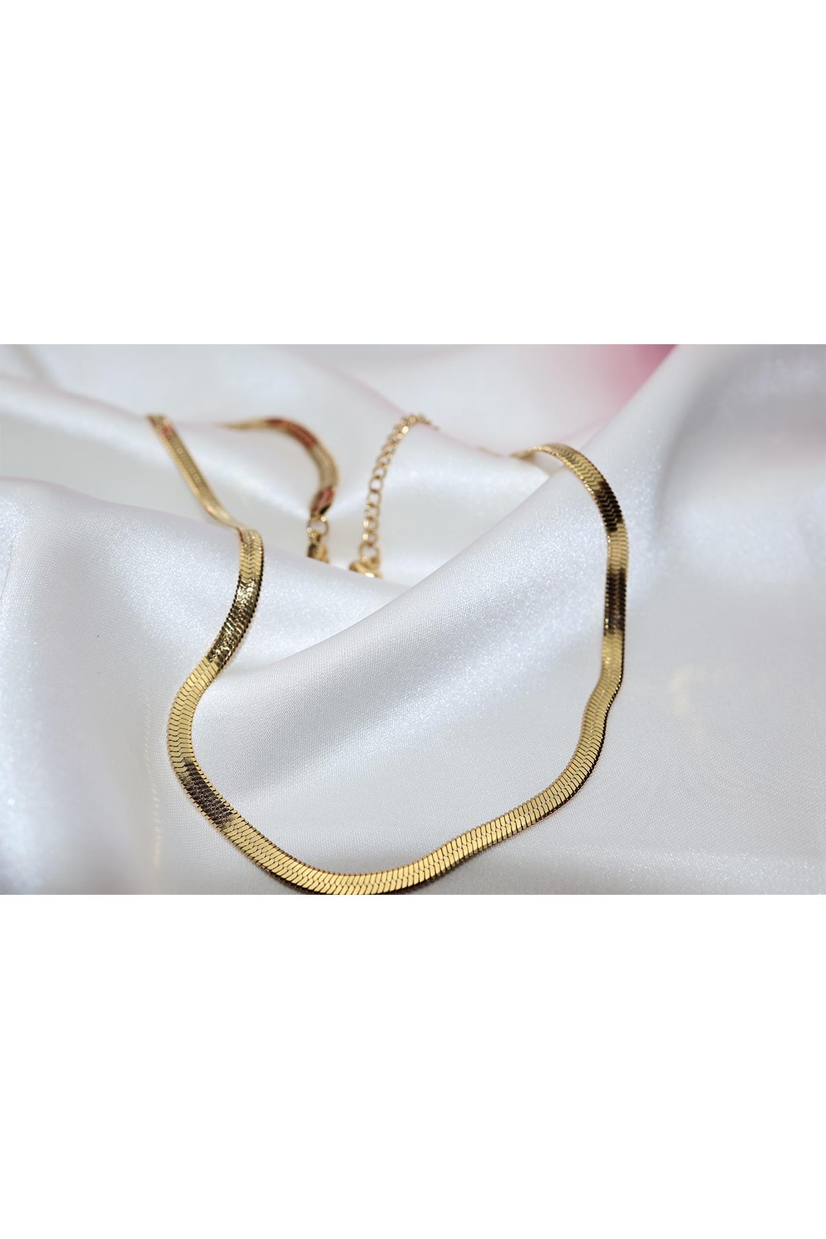 İtalyan Zincir Gold Kolye
