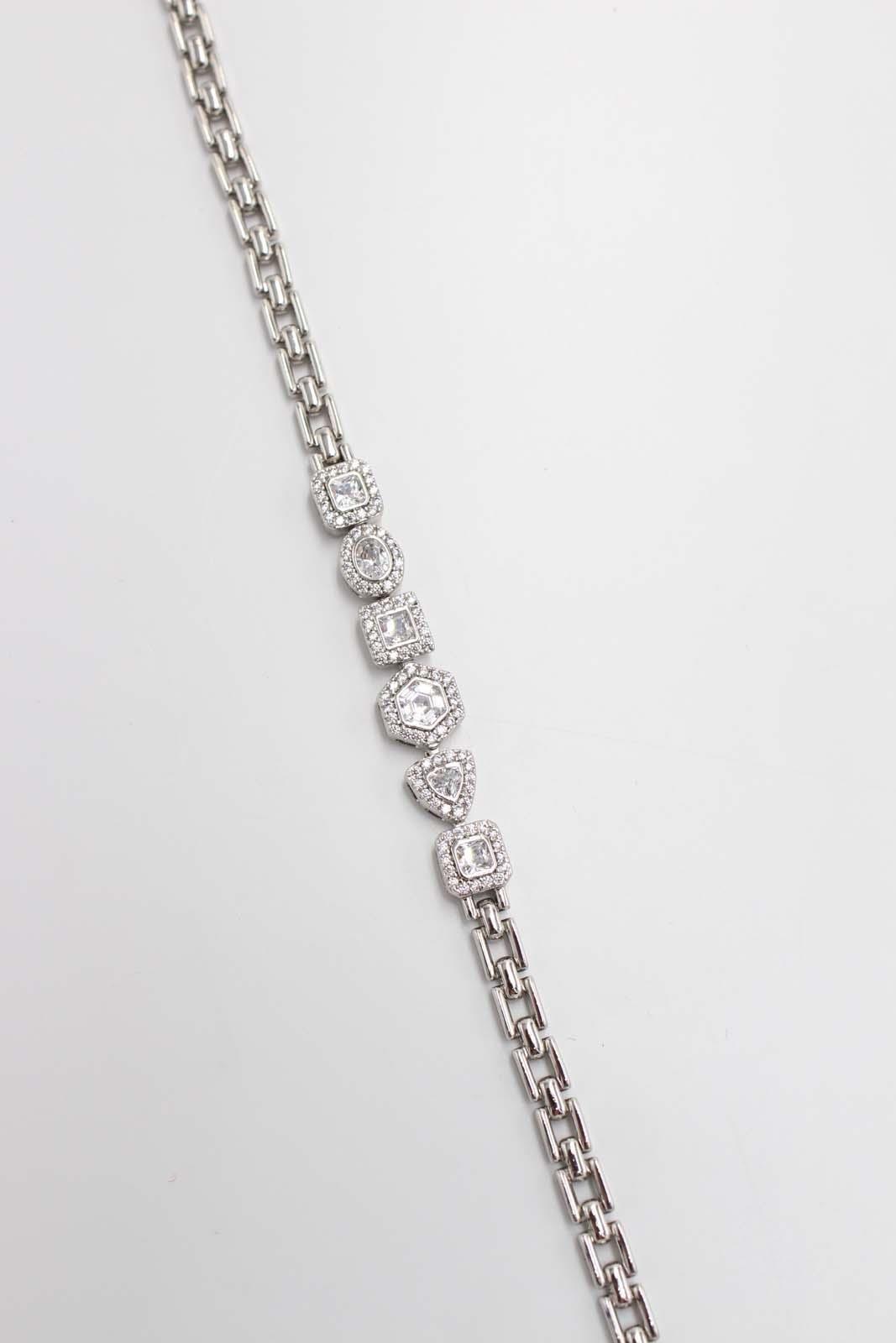 Taşlı Silver Bileklik