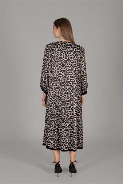 Gömwithk Neck Floş Empirme Dress