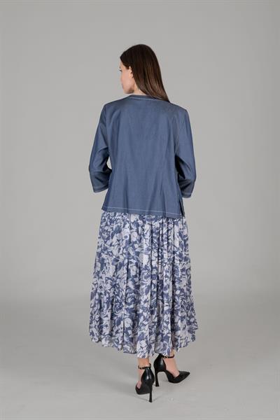 Kot Blouse + Skirt Takım