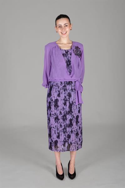 V Kesim Bolero Elbise