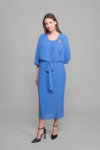 V Yaka Bolero Elbise