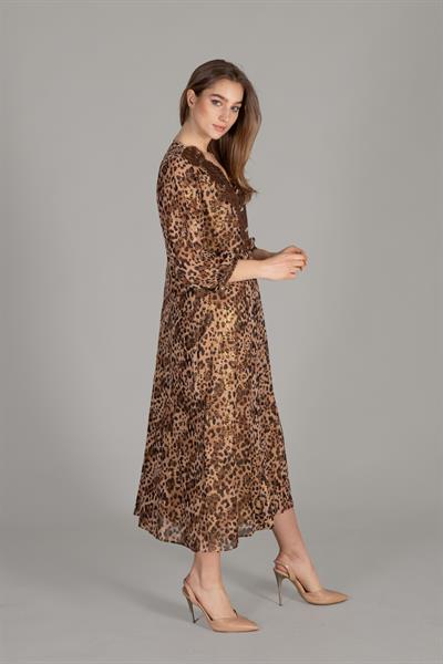 V Neck Dantelli Dress