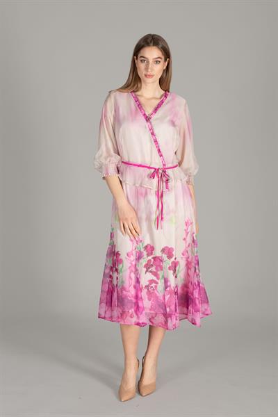 V Yaka Empirme Elbise