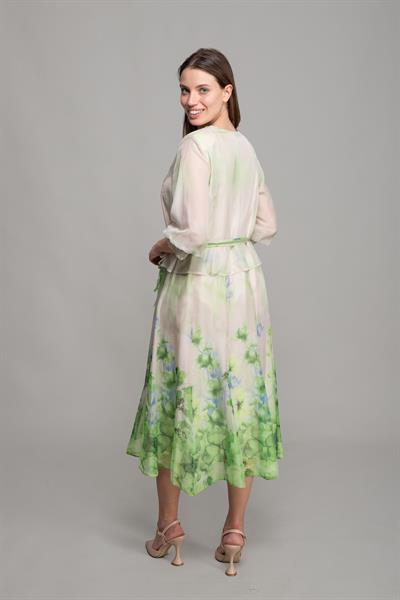 V Yaka Empirme Elbise