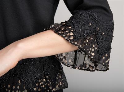 Yuvarlak Yaka Çelikli Ribana Elbise