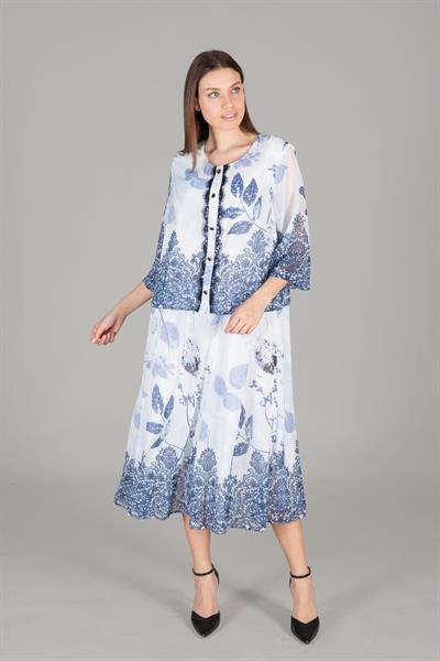 Round Neck Empirme Dress