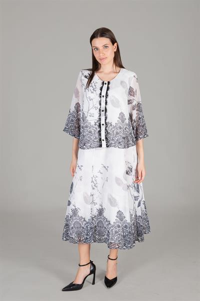 Round Neck Empirme Dress