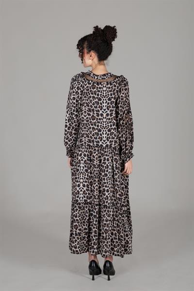 Yuvarlak Yaka Empirme Elbise