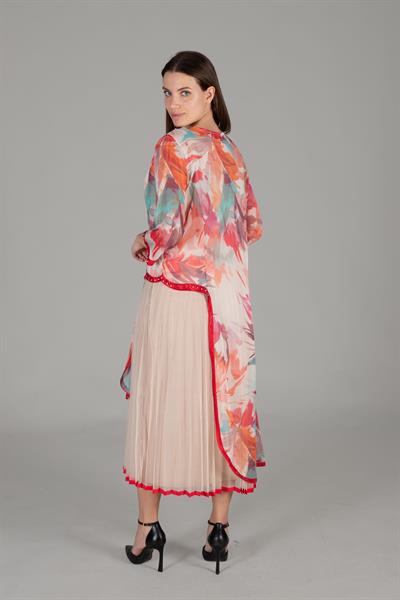 Round Neck İpek Yoryo Dress