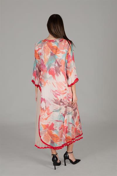 Round Neck İpek Yoryo Dress