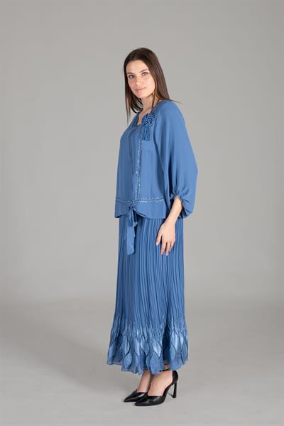 Yuvarlak Yaka Piliseli Takım