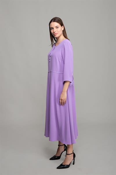 Yuvarlak Yaka Suzanna Elbise