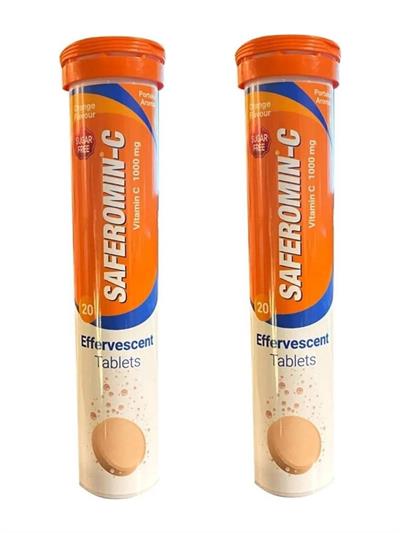 Saferomin-C Vitamini Effervecent 1000 Mg 20 Tablet 2 Adet