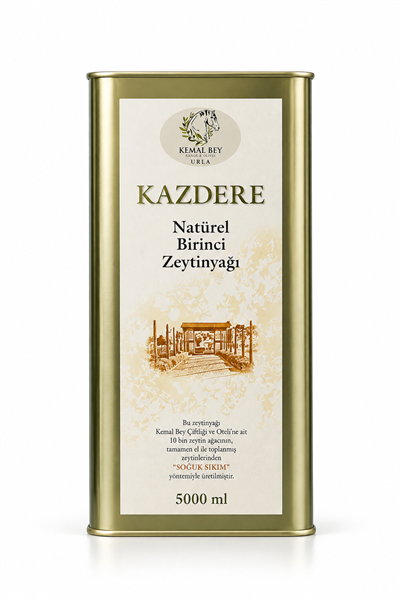 KAZDERE 2025/26 Naturel Birinci Zeytinyağı 5 L