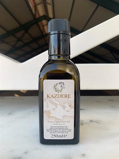 KAZDERE Erken Hasat Soğuk Sıkım Natürel Sızma Zeytinyağı 250 ml 