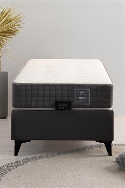 Calina Yatak Baza Başlık Seti- Antrasit 