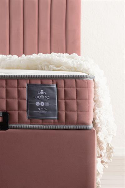 Calina Yatak Baza Başlık Seti- Pudra Pembe