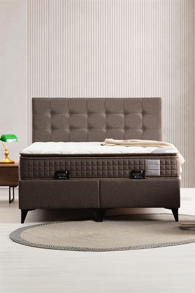 Retro Yatak Başlığı Baza ve Yatak Seti  – Herkül Yay Sistemi ile Ergonomik Destek