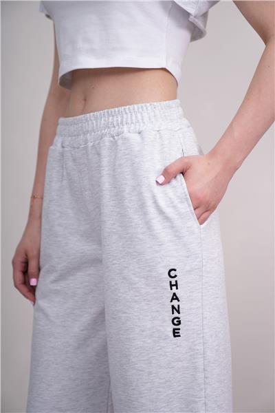 Kadın Crop Eşofman Takımı 3Lü Takım Spor Comfort 25074