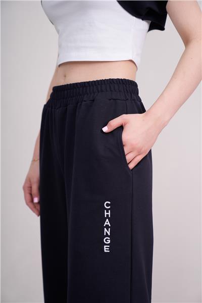 Kadın Crop Eşofman Takımı 3Lü Takım Spor Comfort 25074
