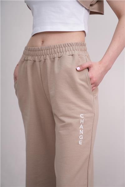 Kadın Crop Eşofman Takımı 3Lü Takım Spor Comfort 25074