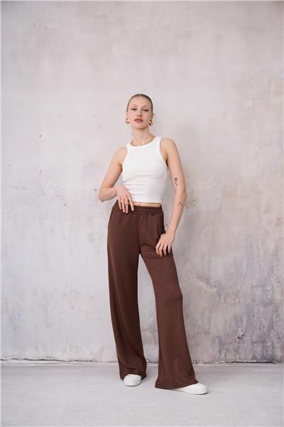 Kadın Geniş Pantolon Modal Kumaş