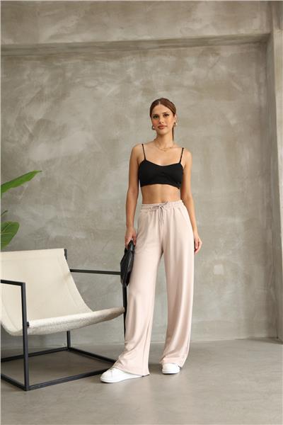 Kadın Geniş Pantolon Modal Kumaş Soft Touche Eşofman