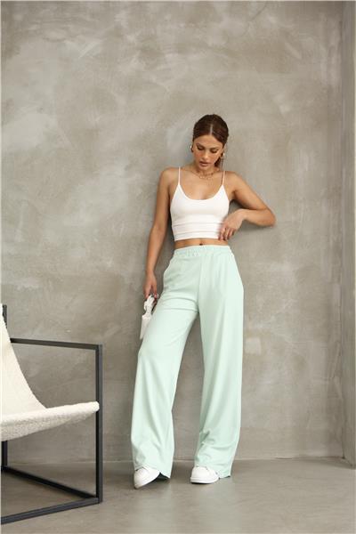 Kadın Geniş Pantolon Modal Kumaş Soft Touche Eşofman