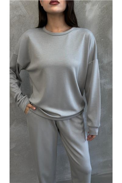 Kadın Modal Scuba Mevsimlik Eşofman Takımı – Soft Touche, Oversize Spor 25503