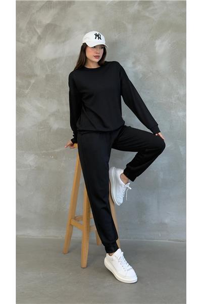 Kadın Modal Scuba Mevsimlik Eşofman Takımı – Soft Touche, Oversize Spor 25503