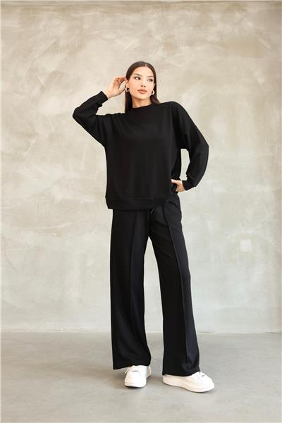 Modal Oyso Kumaş Eşofman Takımı Oversize Rahat Kalıp 24588