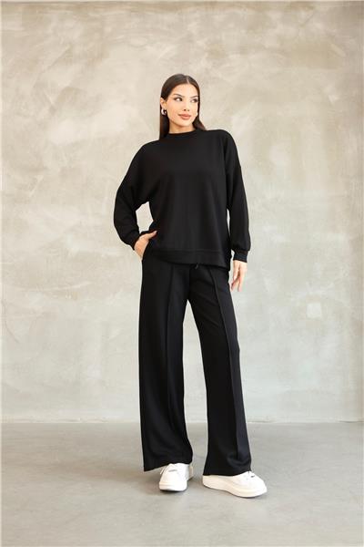 Modal Oyso Kumaş Eşofman Takımı Oversize Rahat Kalıp 24588