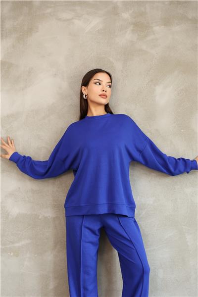 Modal Oyso Kumaş Eşofman Takımı Oversize Rahat Kalıp 24588