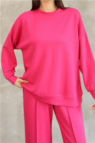 Modal Oyso Kumaş Eşofman Takımı Oversize Rahat Kalıp 24588