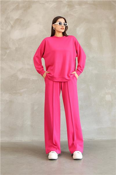 Modal Oyso Kumaş Eşofman Takımı Oversize Rahat Kalıp 24588